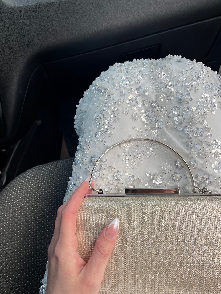 Straplez Işıltılı Denizkızı Söz/Nişan Abiye - Görsel 3