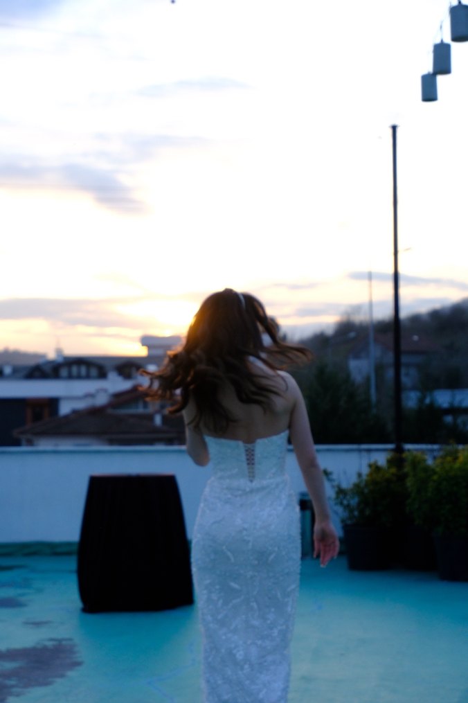 Straplez Işıltılı Denizkızı Söz/Nişan Abiye - Görsel 2