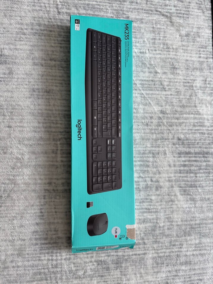 Logitech MK235 Wireless SET (SIFIR) - Görsel 2