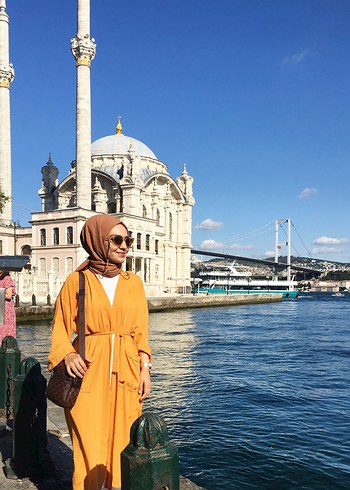 Uzun Kol, Yaka Detaylı Salaş Kadın Tunik