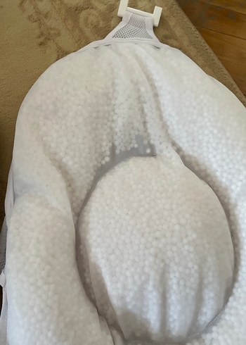 Beyaz Emzirme ve Hamilelik Destek Yastığı - Görsel 3
