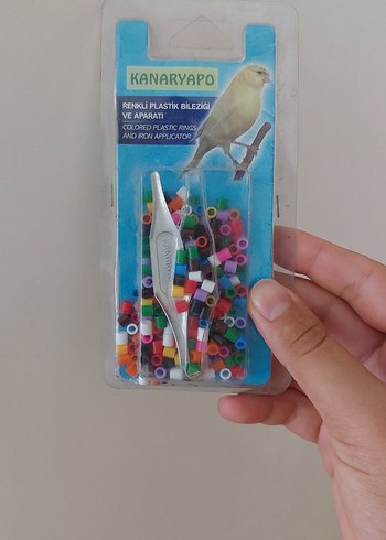 Diğer Renkli Plastik Bilezik ve Aparatı bilezik kuşlar için