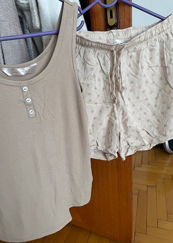 Bej Kadın Pijama Takımı