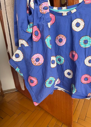 m Beden mavi Renk Kadın pijama takımı