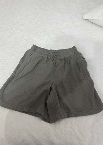 Kadın müslin kumaş şort - Görsel 4