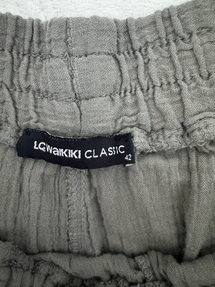 Kadın müslin kumaş şort - Görsel 3