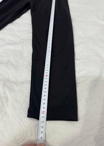 Siyah Basic Midi Kadın Tayt - Görsel 5