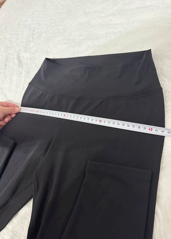 Siyah Basic Midi Kadın Tayt - Görsel 4