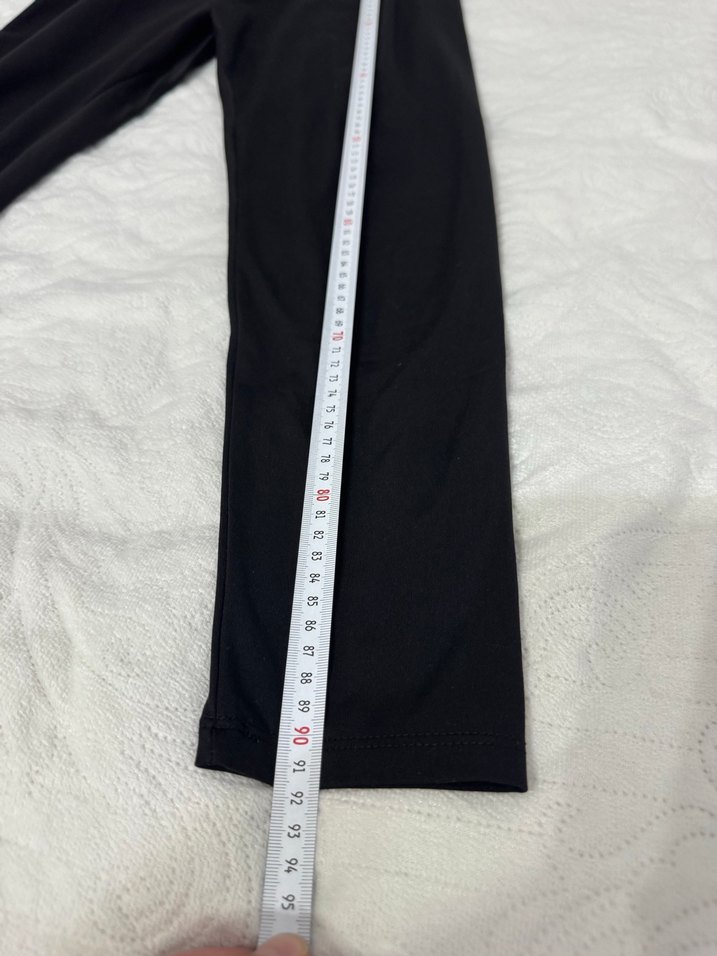 Siyah Basic Midi Kadın Tayt - Görsel 5