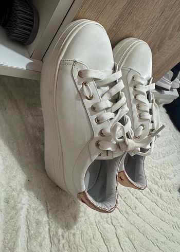 Orjinal greyder spor ayakkabı platform topuk - Görsel 5