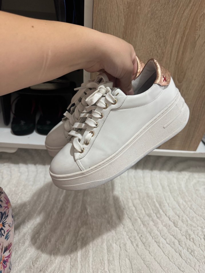 Orjinal greyder spor ayakkabı platform topuk - Görsel 2