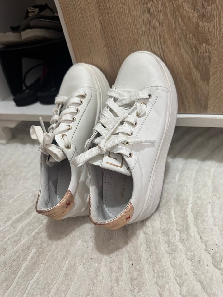 Orjinal greyder spor ayakkabı platform topuk - Görsel 3