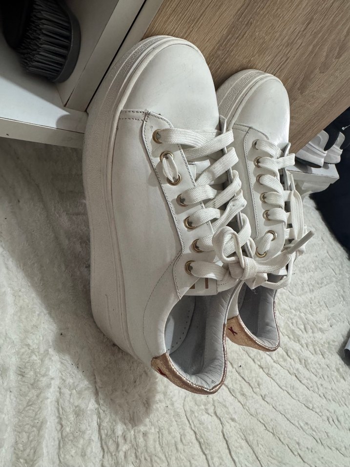 Orjinal greyder spor ayakkabı platform topuk - Görsel 5