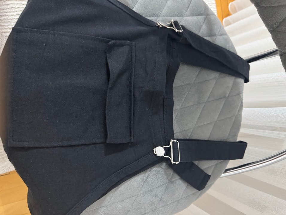 Siyah kadın salopet elbise - Görsel 3