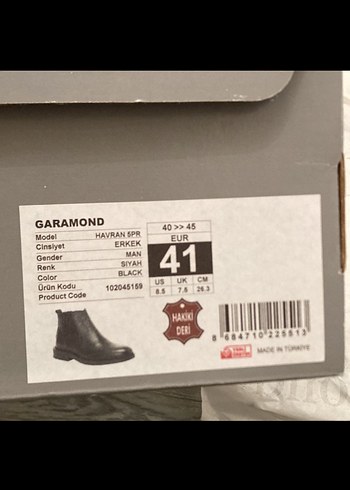 Siyah Erkek Bot - Görsel 2