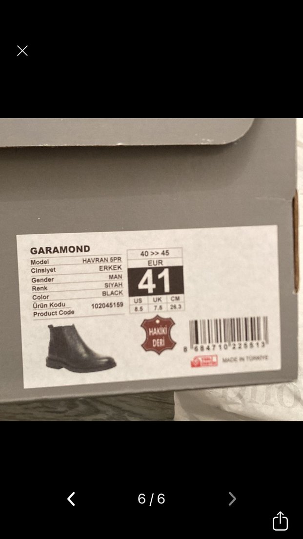 Siyah Erkek Bot - Görsel 2