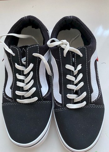 Vans Beyaz Gri Streetwear Spor Ayakkabı