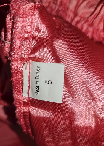 Pembe Nakışlı Bohem Kız Elbisesi - Görsel 6