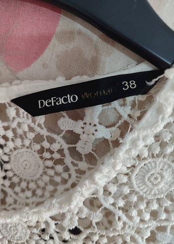 Dantel Detaylı Beyaz Midi Elbise - Görsel 5