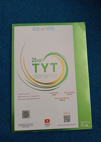 Beden Renk TYT FEN DENEME 345 YAYINLARI