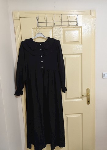 bebe yaka tesettür  elbise - Görsel 3