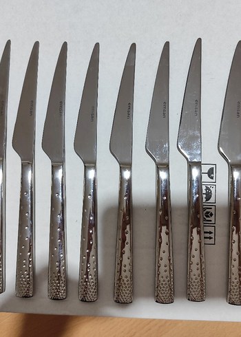 Gri Paslanmaz Çelik Bıçak Seti - Görsel 2