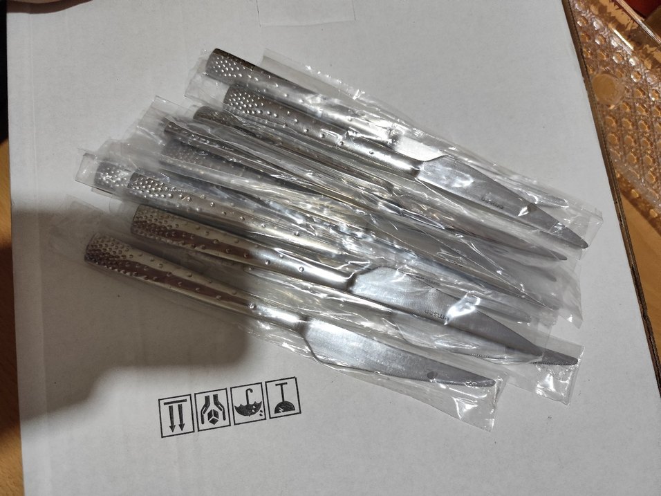 Gri Paslanmaz Çelik Bıçak Seti - Görsel 3