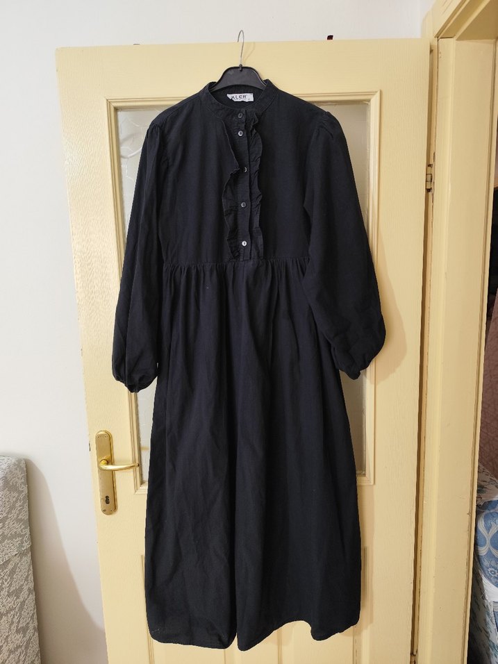 balon kol elbise - Görsel 2