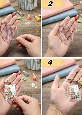 Püsküllü Fotoğrarlıklı Anahtarlık (Yurtdışı) - Görsel 9