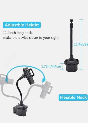 Araç İçin Ayarlanabilir Telefon Tutucu - Görsel 5