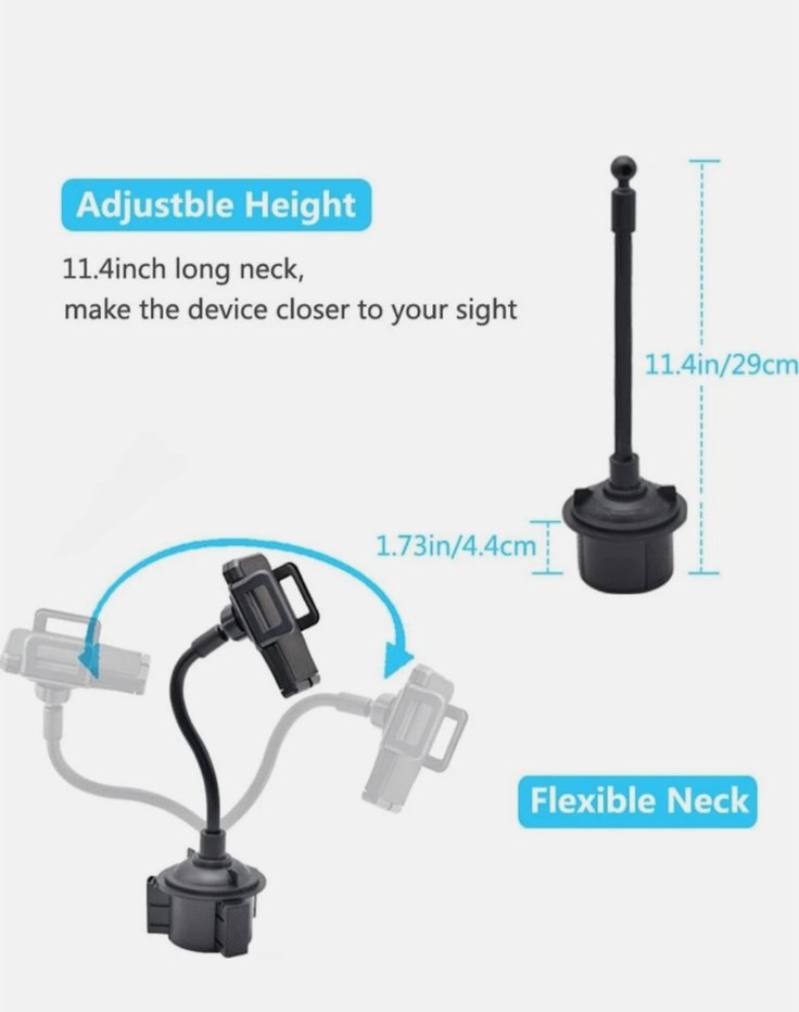 Araç İçin Ayarlanabilir Telefon Tutucu - Görsel 5