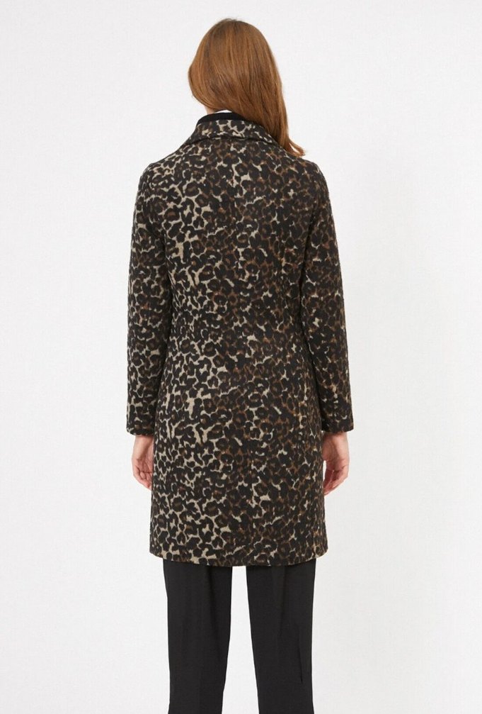 Leopar Desenli Uzun Kaban - Görsel 3