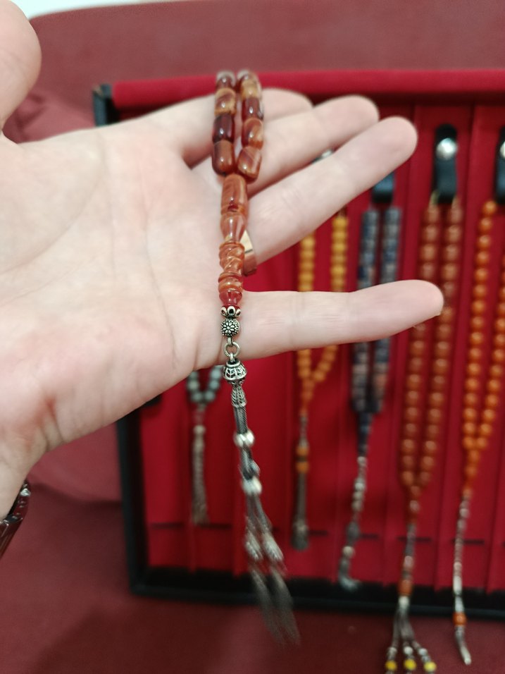 Renkli Bohem Tarzı Erkek Tesbihler - Görsel 4