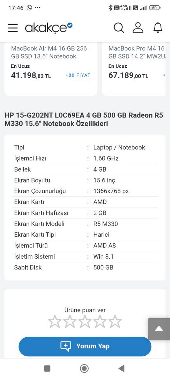 HP Dizüstü Bilgisayar - Görsel 2