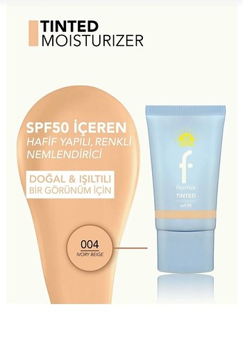 Flormar SPF 50 BB Krem - Ivory Beige 004 - Görsel 2