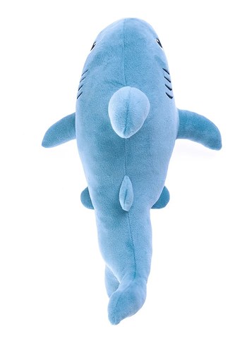 E Bebek Marka Mavi Köpekbalığı Peluş Oyuncak - Görsel 7