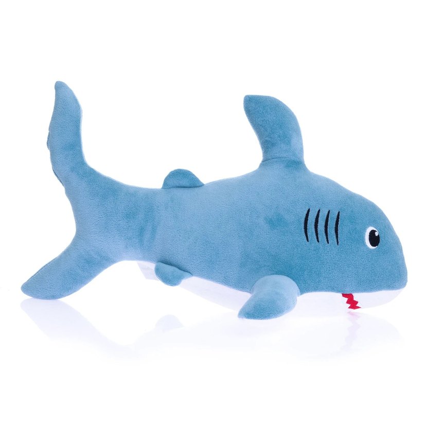 E Bebek Marka Mavi Köpekbalığı Peluş Oyuncak - Görsel 3