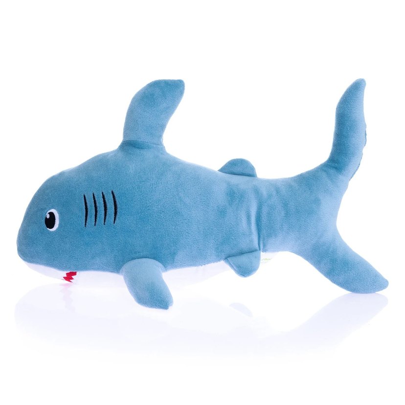 E Bebek Marka Mavi Köpekbalığı Peluş Oyuncak - Görsel 5