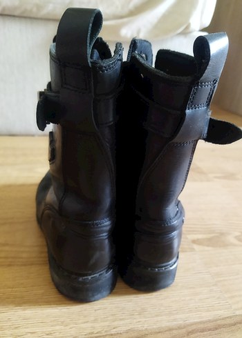 Harley Davidson Siyah Biker Kadın Botları - Görsel 7