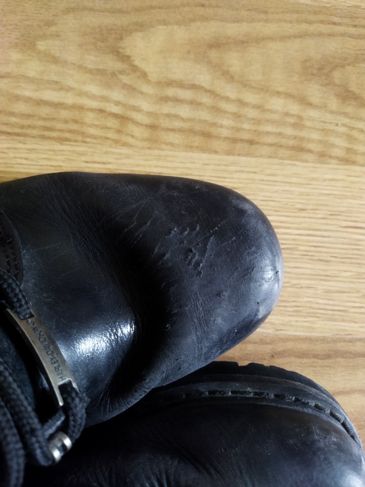 Harley Davidson Siyah Biker Kadın Botları - Görsel 4