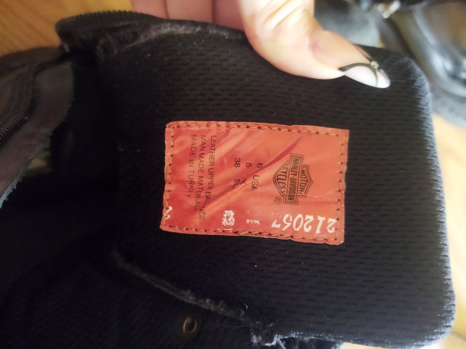 Harley Davidson Siyah Biker Kadın Botları - Görsel 3