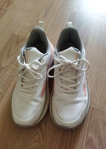 Reebok Beyaz bağcıklı kadın spor ayakkabı - Görsel 2