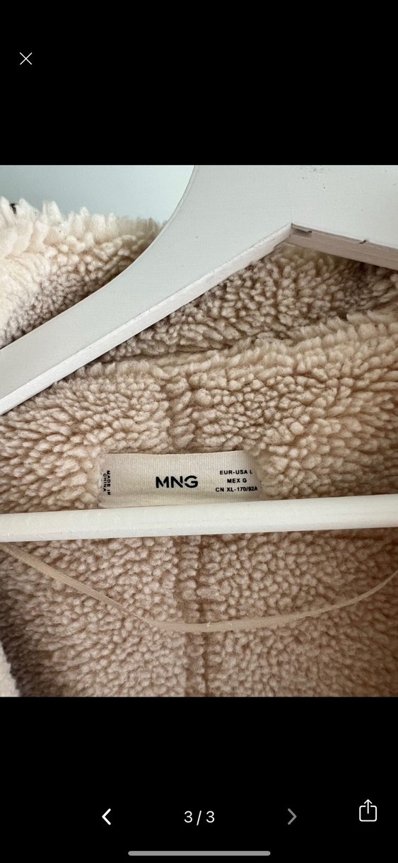 Süet Kürklü Bej Kadın Kaban - Görsel 3