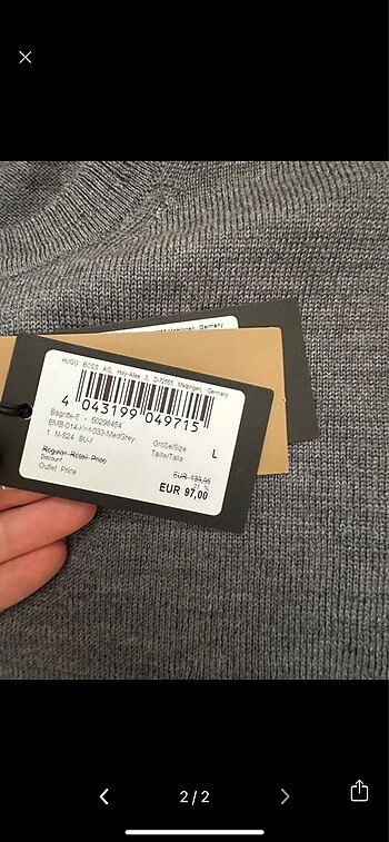 Boss Orjinal Etiketli Üst - Görsel 2