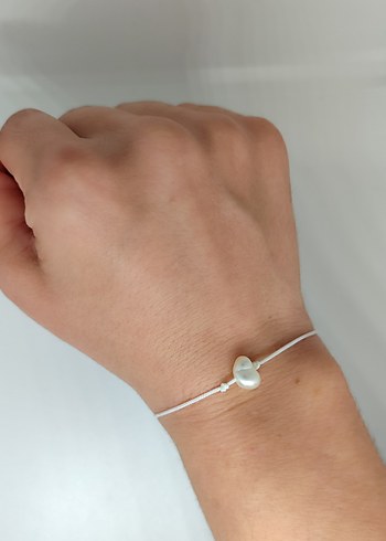 2 li Kına hediyelik Bej Elastik Kadın Bileklik - Görsel 3