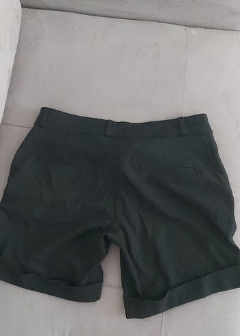 38 Beden Kadın Siyah Mini Şort