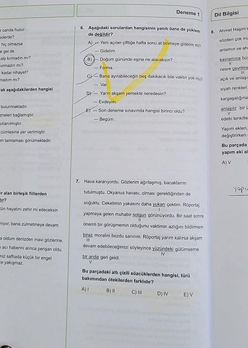  Beden Renk TYT Dil Bilgisi Simülasyon Denemeleri Kitabı