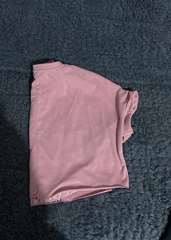 Pembe Baskılı Uzun Kollu Kız Tişörtü - Görsel 2