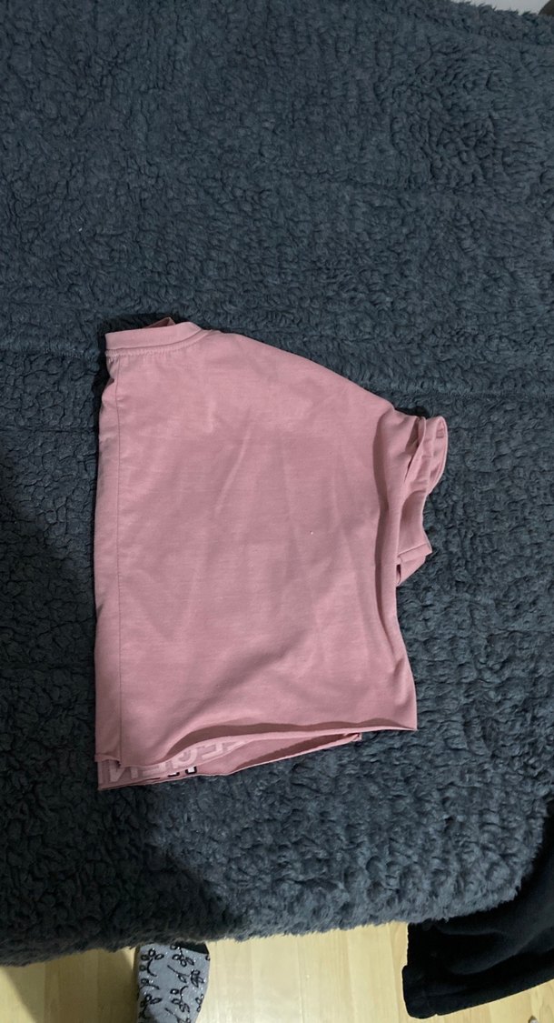 Pembe Baskılı Uzun Kollu Kız Tişörtü - Görsel 2