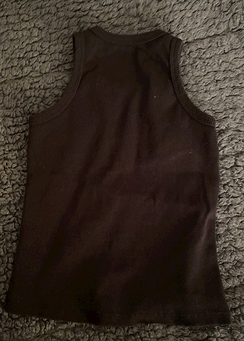 Kız Çocuk Gri Yünlü Kolsuz Yelek - Görsel 2